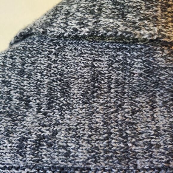 XRAY Jeans Mens L Cardigan Sweater Charcoal Gray Button Front Grandpa Preppy - Picture 5 of 13